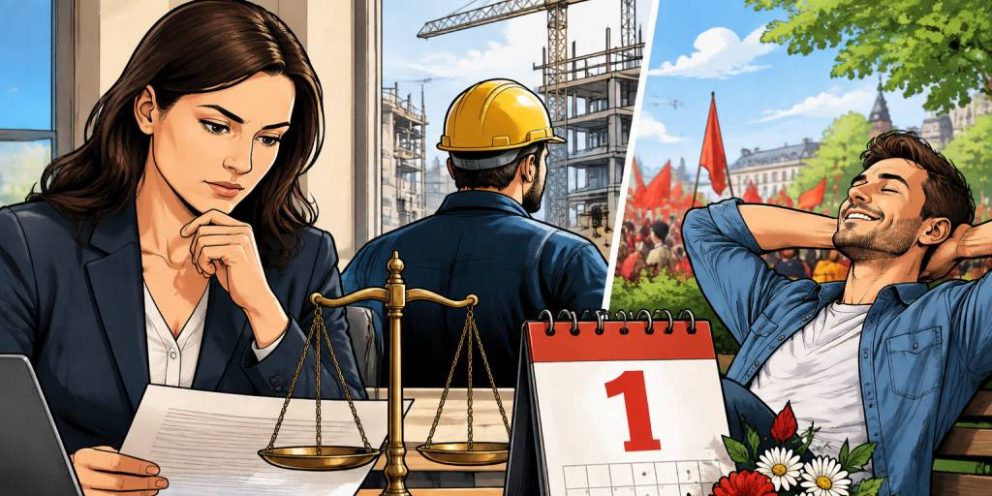 1er mai travaillé : que dit la loi sur le travail ce jour férié ?