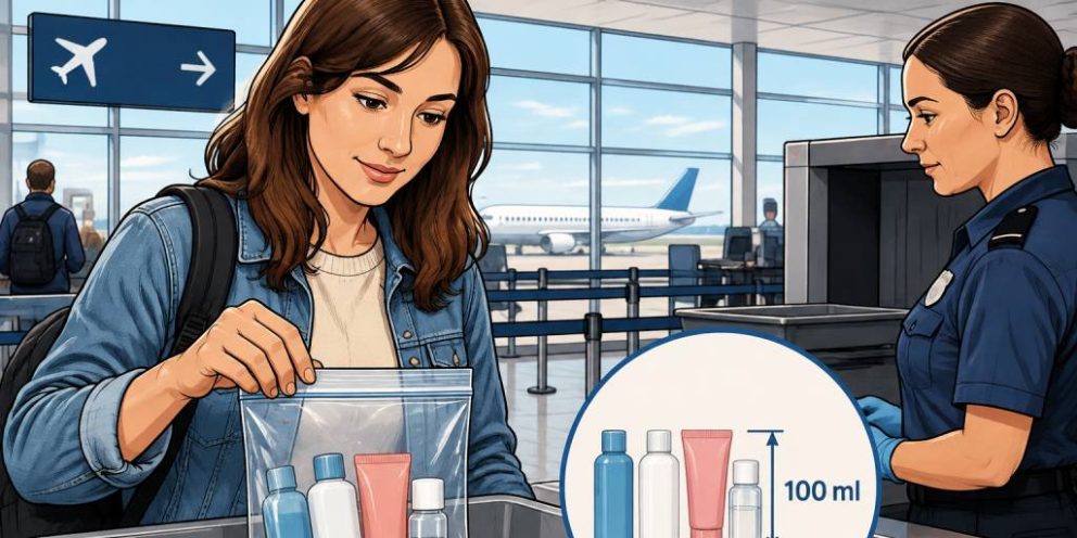 100 ml à l’aéroport : les règles pour transporter des liquides en cabine